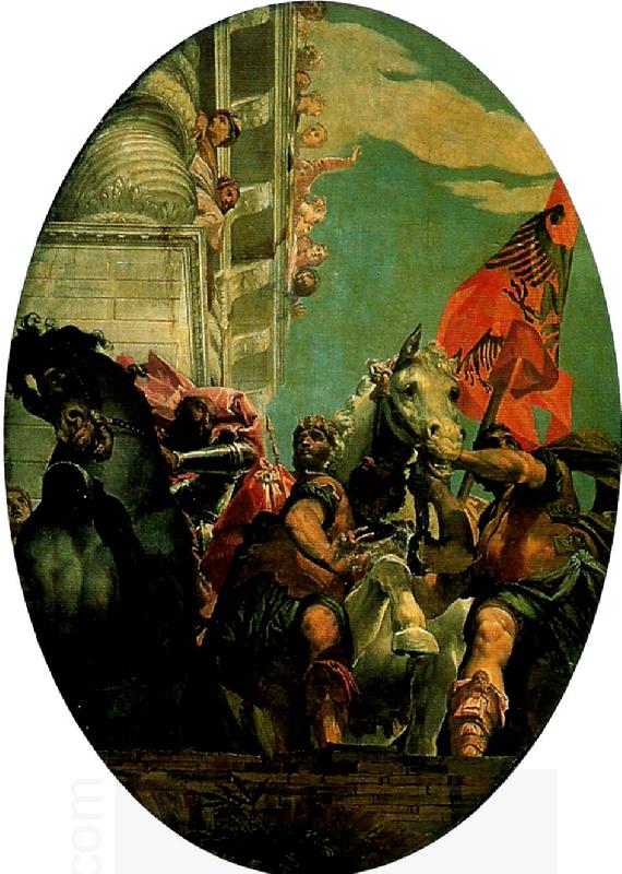 Paolo  Veronese triumph of mordechai China oil painting art